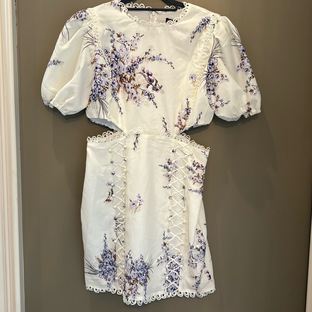 Ina white dress size medium